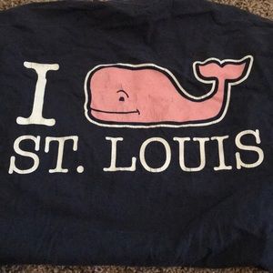 Vineyard Vines St. Louis Navy Short Sleeve XS